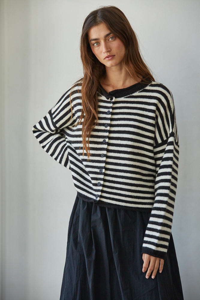 Charlie Striped Cardigan