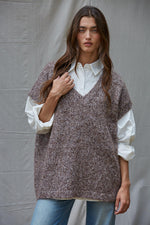 Joelle Oversized Sweater Vest