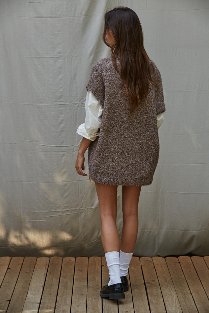 Joelle Oversized Sweater Vest