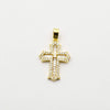 Embellished 14K Gold Plated Cross Charms