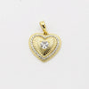 Embellished Heart Charms