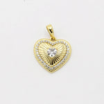 Embellished Heart Charms