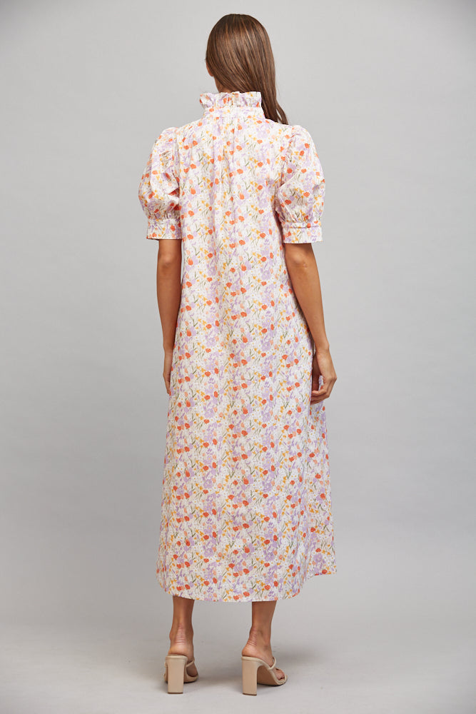 collared maxi dress Check Me Out Green Gingham Ruffle Collar Belted Maxi Dress