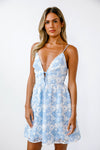 Diana Floral Lace Mini Dress