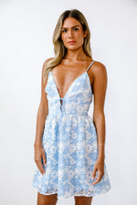Diana Floral Lace Mini Dress