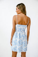 Diana Floral Lace Mini Dress