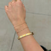 Corinne Bangle 6mm Bracelet - Gold