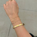 Corinne Bangle 6mm Bracelet - Gold