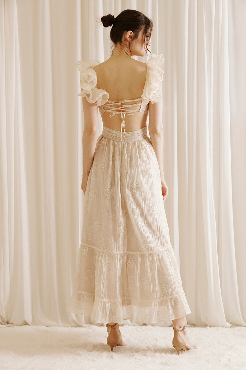 Darla Floral Tiered Maxi Dress
