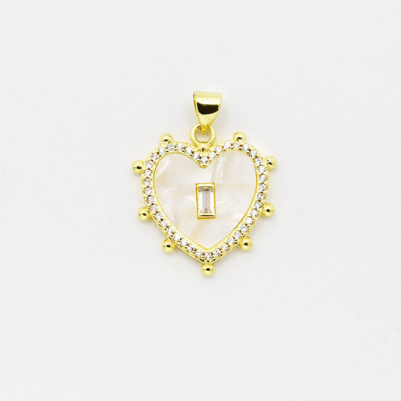 Embellished Heart Charms