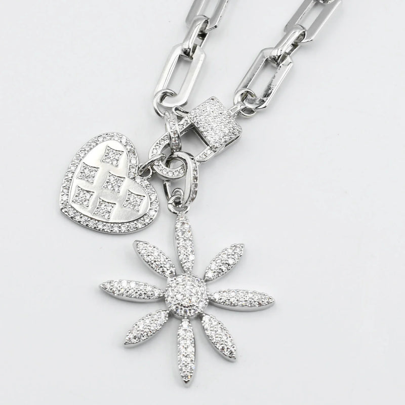 Margarita Heart Charm Necklace