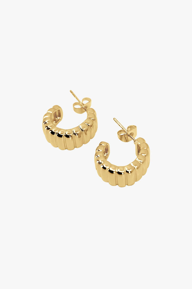 The Susanna Hoop Earrings - Gold