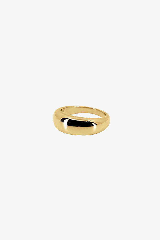 Davie Dome Ring - 18K Gold