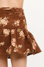 Lottie Tiered Floral Mini Skirt