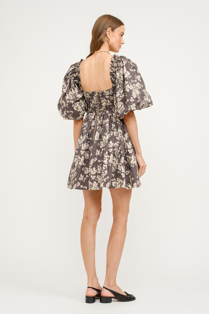gigi feather mini dress long sleeve feather mini dress Gigi Feather Mini Dress Mode & Affaire