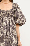 Cara Puff Sleeve Babydoll Dress