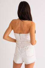 Sadie Tube Denim Romper