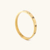 Corinne Bangle 6mm Bracelet - Gold