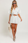Sammy Pleated Wrap Skirt