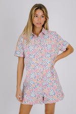 Kylie Cotton Floral Romper