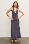 Nellie Linen Halter Maxi Dress