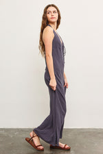 Nellie Linen Halter Maxi Dress