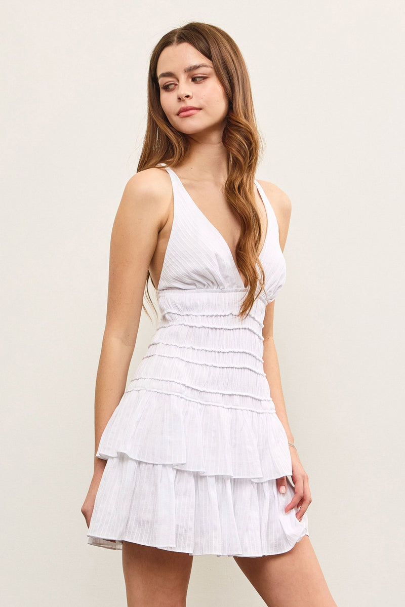 Aila Tiered Mini Dress