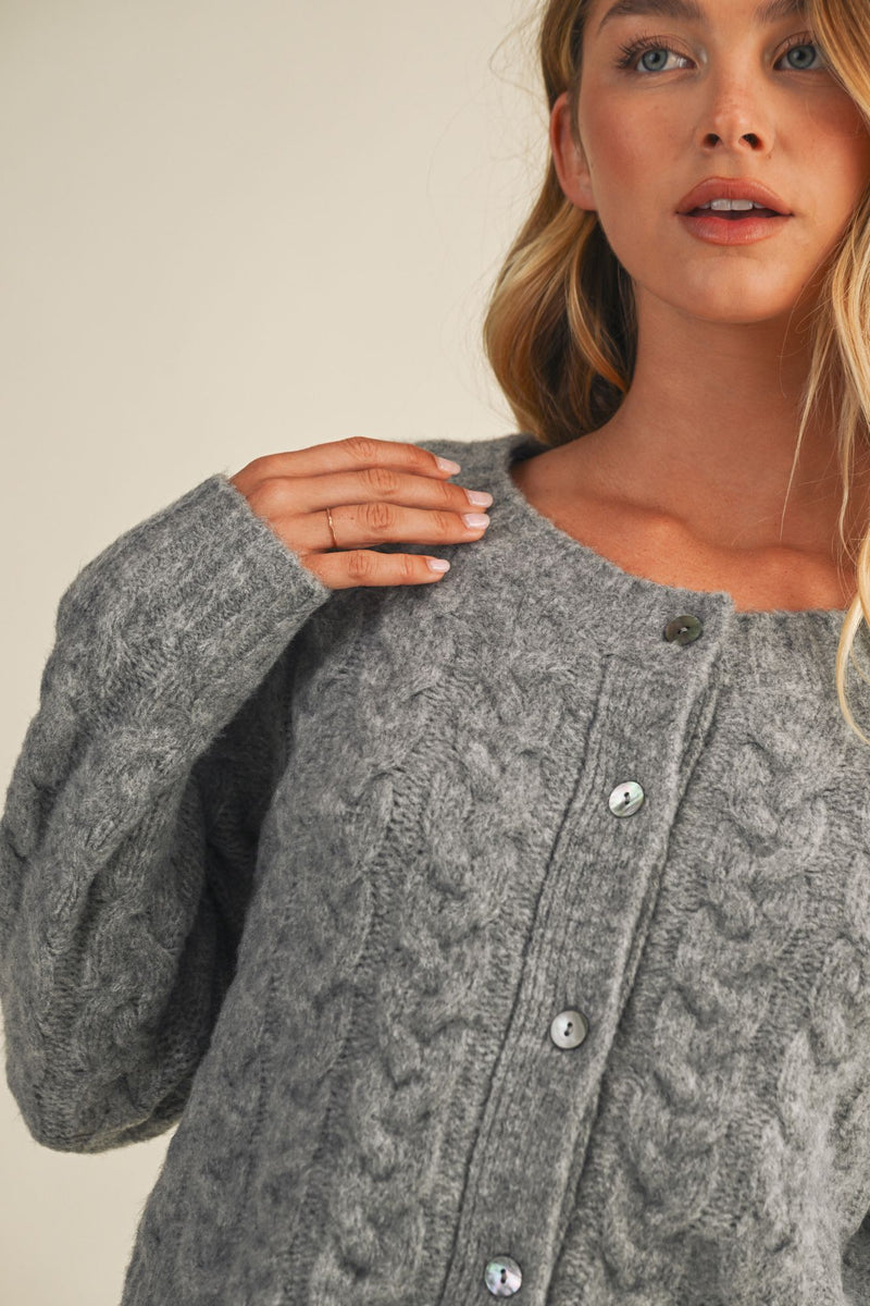 Gabrielle Cable Knit Sweater