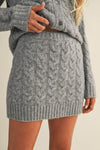 Gabrielle Cable Knit Mini