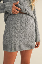 Gabrielle Cable Knit Mini