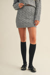 Gabrielle Cable Knit Mini