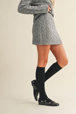 Gabrielle Cable Knit Mini