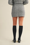 Gabrielle Cable Knit Mini