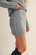 Gabrielle Cable Knit Mini