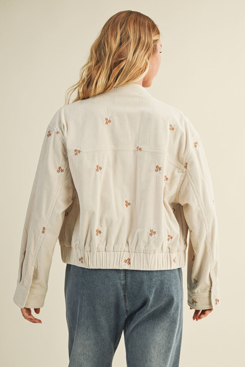 Karissa Corduroy Bomber Jacket