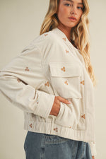 Karissa Corduroy Bomber Jacket