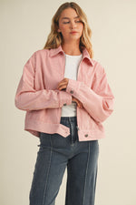Lizzie Cotton Pin Stripe Jacket