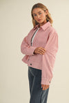 Lizzie Cotton Pin Stripe Jacket