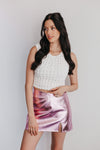 Slay Queen Faux Leather Mini Skirt
