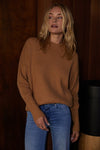 Langley Ribbed Chunky Sweater - Toffee
