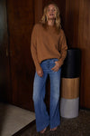 Langley Ribbed Chunky Sweater - Toffee