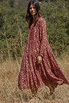 Sandra Floral Tiered Maxi Dress