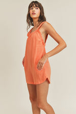 Lisa Pocketed Cotton Relaxed Romper