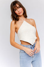 Big Island Cotton Halter Crop Top