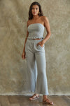 Teri Cotton Smocked Tube Top