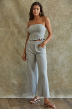 Teri Cotton Smocked Tube Top