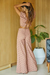 Kesha Eyelet Wide Leg Pants