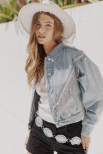 Rhinestone Cowgirl Denim Jacket