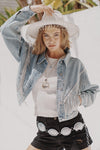 Rhinestone Cowgirl Denim Jacket