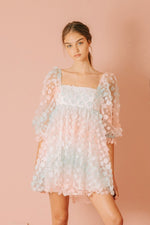 She's Like Spring Tulle Babydoll Dress - Pastel